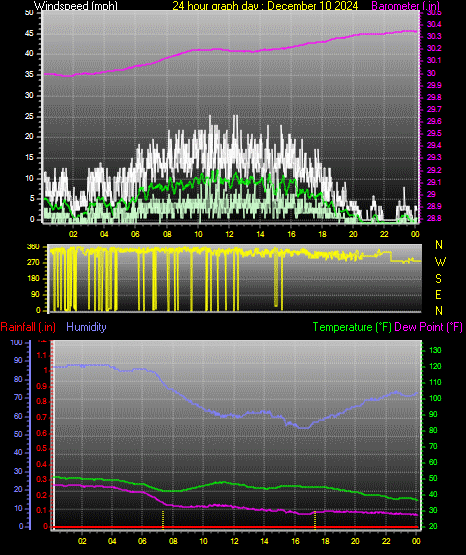 24 Hour Graph for Day 10