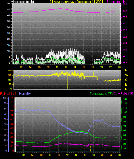 24 Hour Graph for Day 11