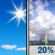 Tuesday: A 20 percent chance of showers and thunderstorms after 4pm.  Sunny, with a high near 93. Heat index values as high as 100. Light and variable wind becoming east 5 to 10 mph in the afternoon. 