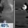 Tonight: A chance of showers and thunderstorms before 10pm. Mostly cloudy. Low around 74, with temperatures rising to around 76 overnight. South wind 5 to 10 mph. Chance of precipitation is 40%. New rainfall amounts less than a tenth of an inch possible. Tonight: Chance Showers And Thunderstorms then Mostly Cloudy