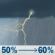 Wednesday: A chance of showers and thunderstorms. Mostly cloudy, with a high near 89. South wind 15 to 20 mph, with gusts as high as 35 mph. Chance of precipitation is 60%. Wednesday: Chance Showers And Thunderstorms