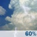 Thursday: Chance Showers And Thunderstorms then Showers And Thunderstorms Likely
