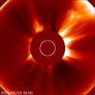 Latest LASCO C2 image of the Sun