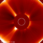 Latest LASCO C2 image of the Sun