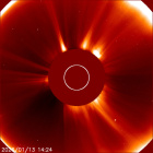 Latest LASCO C2 image of the Sun