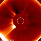 Latest LASCO C2 image of the Sun