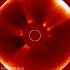 Latest LASCO C2 image of the Sun