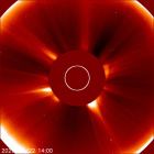 Latest LASCO C2 image of the Sun