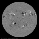 Latest SDO/HMI Magnetogram image of the Sun