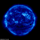 Click for time-lapse image of the sun