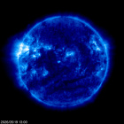 Click for time-lapse image of the sun