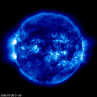 Click for time-lapse image of the sun
