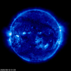 Click for time-lapse image of the sun