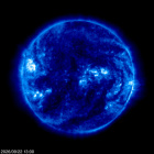 Click for time-lapse image of the sun